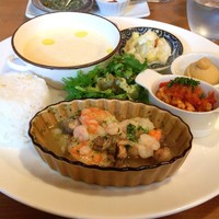亜絲花 - 小エビときのこのココット焼きランチ