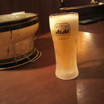 福山駅前酒場　情熱ホルモン - 飲み放題　ビール(2011.11.17)