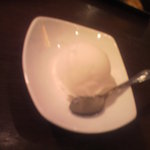 福山駅前酒場　情熱ホルモン - 食べ放題 レモンシャーベット(2011.11.17)