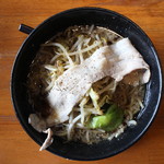 神戸ちぇりー亭 - ド根性の醤油(780円、真上から)