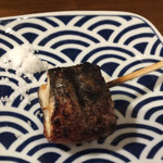 う成ル - うなぎ串。蒲の穂焼き¥390(税別)