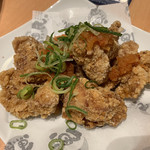 魚民 境港店 - 唐揚げ（ピリ辛おろしポン酢）