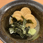 魚民 - シャキシャキ。長芋のたまり醤油漬け