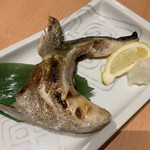魚民 - カンパチのカマあぶり焼き