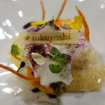 Ristorante TOKUYOSHI - 泡のサラダ