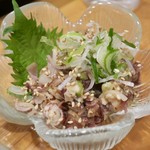 酒と魚 希唯 - ホタルイカなめろう 380円