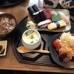 寿し一 - 日替りランチ1080円(1日限定10食)