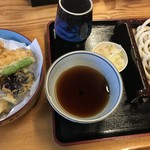 そば処 長岡屋 - 天ざるうどん