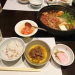 しゃぶしゃぶ・日本料理 木曽路 - トマトのサラダも好き！ご飯は白米か16穀米か選べます。私は美容のために16穀米(^-^)v