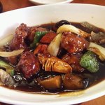 ランチコース～黒酢酢豚