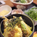 和 - ミニとろろ蕎麦とお野菜たっぷり天丼（ランチ）