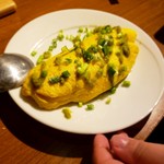 欧風酒場テラコバール - うに醤油とネギの和風オムレツ