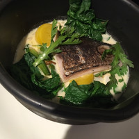 アミチェ 心斎橋本店 - ・妻が頼んださわらのスープ仕立て