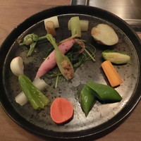 くずし鉄板 あばぐら 恵比寿店 - 14種類の春野菜