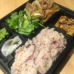 八百屋カフェ - 豚肉すき焼き風