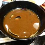 銀座 天一 - 赤出汁