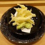 すし処 睦月 - 白魚、空豆、天ぷら