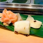 すし処 會 - かちわり大根のお漬物