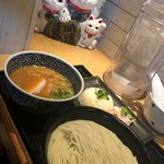 麺屋一燈 - 濃厚魚介"細"つけ麺＋カオマンガイ