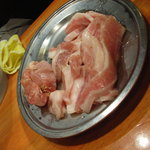 焼肉ふうふう亭 - 豚トロ　と　若鶏