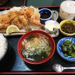 魚まさ - ふぐの唐揚げ定食