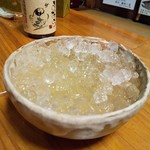 やまめ庵 - クラッシュアイスのロックで