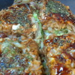 Okonomiyaki Hachibee - 八兵衛●肉玉そば/断面
