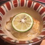 Akasaka Watanabe - のどくろの出汁のお粥 のどくろの骨のお出汁で炊いたおかゆが味わい深い。ふっくらと焼かれたのどくろ。 かなり好み。ほっとする味わいです。