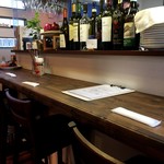 ナガタ店 - いつものカウンター席でこの後マイレビさんとまさかの遭遇で～す（笑）