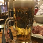 地鶏食堂 - 生ビール・大