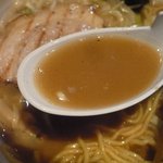 つけ麺 道 - スープは、濃厚魚介系＆動物系