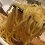 つけ麺 道 - 麺は、中細でいい感じ