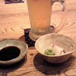 Yamasa Shouten Sushi Yoshi - やーっぱりビール