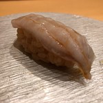 鮨 真菜 - エンガワ