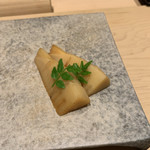 鮨 由う - 筍 木の芽添え