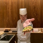 鮨 由う - スペシャリテ プリン巻き