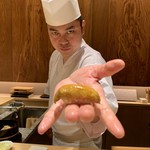 鮨 由う - 北海道産 キタムラサキウニ