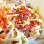 ラーメン二郎 - 粗挽き唐辛子投下～♪