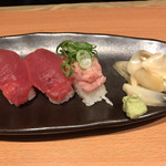 魚民 越後湯澤東口驛前店 - マグロ握り