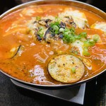 錦江湾 - トマトチーズ鍋。