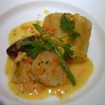 十一 - 舌平目と帆立のバターソテー