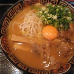 Tokushima Ramen Hiroya - 中華そば肉入り（生卵＋）