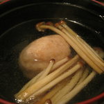 やさい料理 つむぎや - ☆蓮根饅頭のお椀