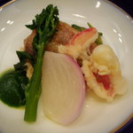 ベル･エポック - あまだいのムニエル、かぶのソース