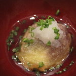 やさい料理 つむぎや - ここから昼の料理（○印）：いちじくの揚げ出し