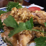 大衆中遊華食堂 八戒 - 蒸し鶏(普通の鳥)