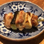 炭焼 おかげさん - ネギま、この串打ち完璧です！判る人は判りますね！