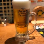 炭焼 おかげさん - 入れ方満点エールモルツ