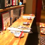 炭焼 おかげさん - カウンター