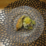 CULACCINO - 蟹田産毛蟹、行者ニンニク、八朔